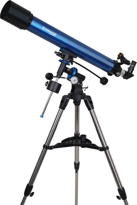 Телескоп Meade Polaris 90 мм рефрактор с экваториальной монтировкой для наблюдения планет и Луны