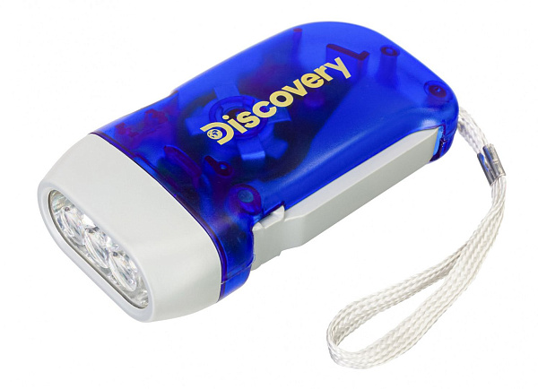 Динамо-фонарь Levenhuk Discovery Basics SR10: светодиодный, без батареек