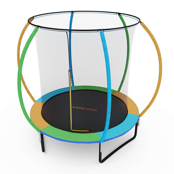 Батут DFC A.KOU KIDS 6ft (183 см) с защитной сеткой для детей до 80 кг