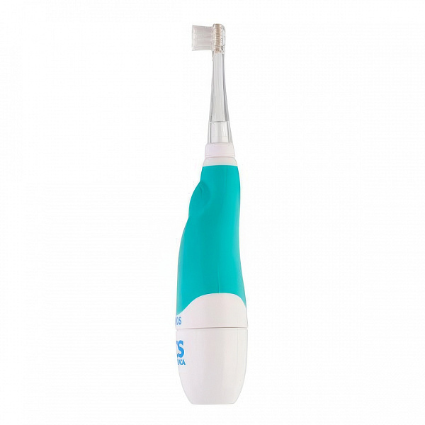 Электрическая звуковая зубная щетка CS Medica SonicPulsar CS-561 Kids голубая для детей 1-5 лет с подсветкой