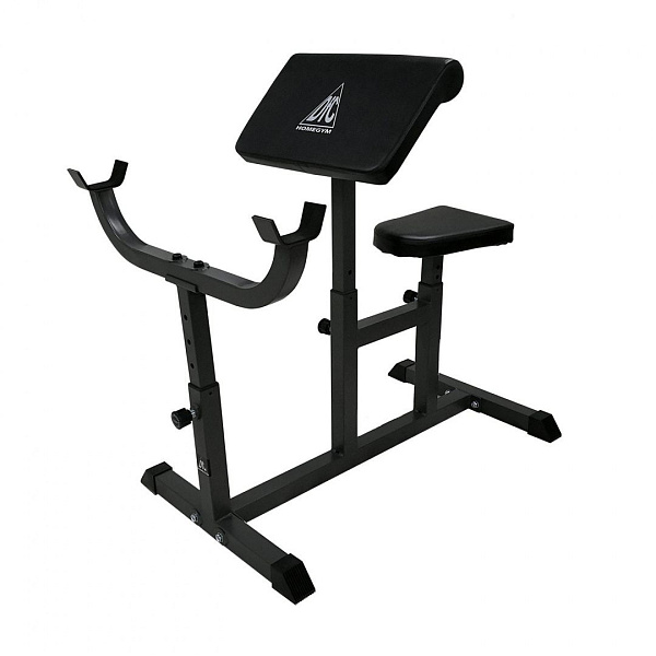 Скамья Скотта DFC Homegym UB008 для бицепса: регулируемая, до 150 кг