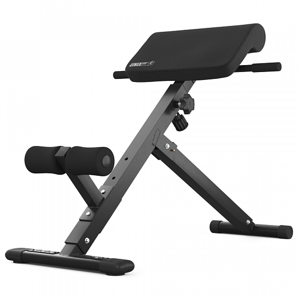 Гиперэкстензия UNIX Fit R-Chair 130G для дома: тренажер для спины, ягодиц и пресса