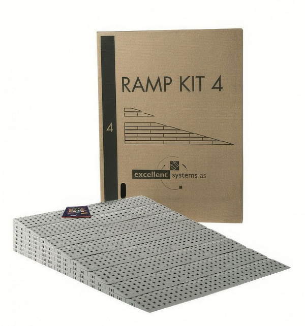 Рампы Vermeiren Ramp Kit 4: порожный пандус для преодоления разницы уровней, высота 115-150 мм, ширина 750 мм, нагрузка 200 кг