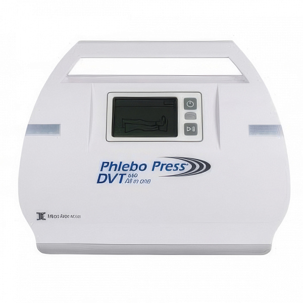 Аппарат для прессотерапии и лимфодренажа Phlebo Press DVT 660 Pro 4 камеры: профилактика тромбоза, варикоза, отеков