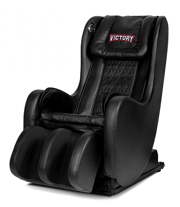 Массажное кресло VictoryFit VF-M78 черное: Шиацу, вибрация, компрессия, разминание, постукивание, Zero Gravity, прогрев, Bluetooth