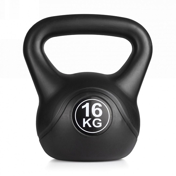Гиря пластиковая 16 кг VictoryFit VF-KP160 для фитнеса и тренировок