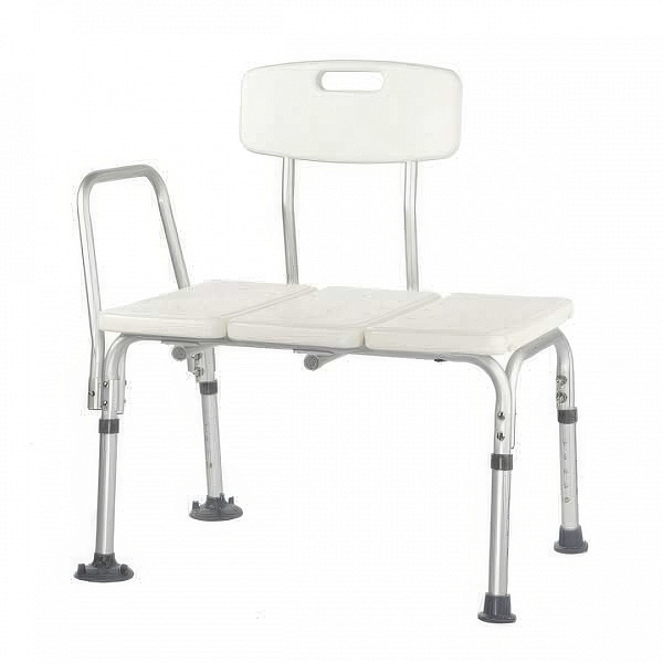 Стул для душевой кабины Симс-2 BS Bench: пластик, алюминий, регулировка высоты, до 115 кг