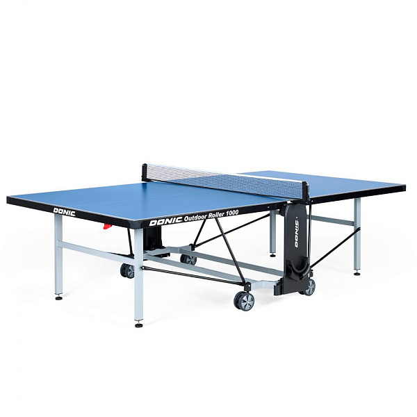Теннисный стол Donic Outdoor Roller 1000 синий всепогодный 6 мм меламин Германия