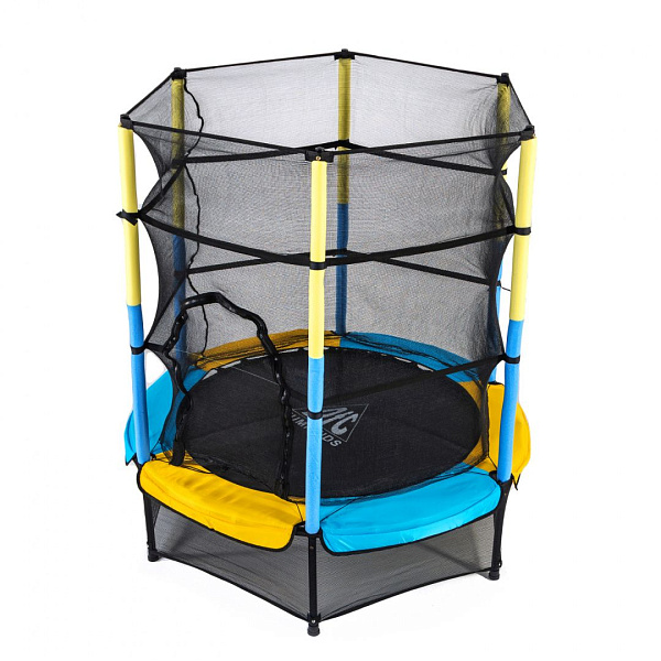 Батут DFC JUMP KIDS 55 (137 см) с сеткой для детей 3-6 лет до 45 кг