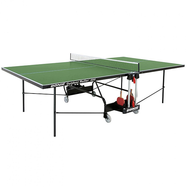 Теннисный стол всепогодный Donic Outdoor Roller 400 зеленый 4 мм меламин