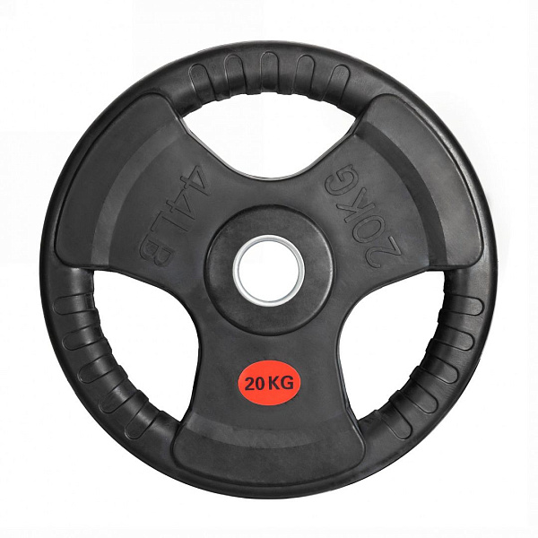 Диск обрезиненный 20 кг VictoryFit VF-S512000 для штанги, посадочный диаметр 51 мм