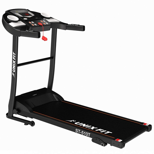 Компактная беговая дорожка UNIXFIT ST-510T для дома: 1.4 л.с., полотно 110x40 см, до 110 кг