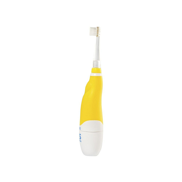 Электрическая звуковая зубная щетка CS Medica SonicPulsar CS-561 Kids желтая для детей 1-5 лет, 16000 движ/мин