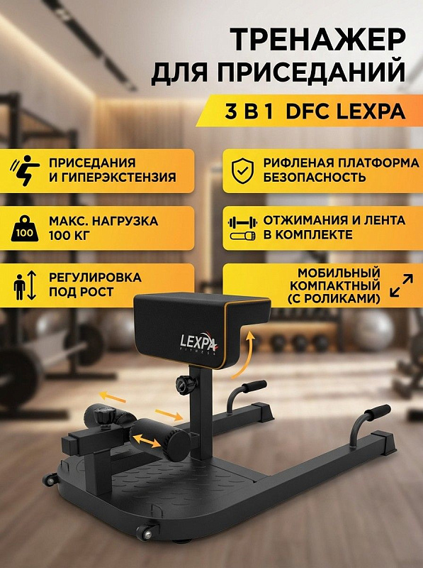 Тренажер для приседаний DFC D282