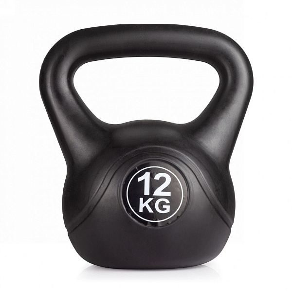 Гиря пластиковая 12 кг VictoryFit VF-KP120 для фитнеса и тренировок