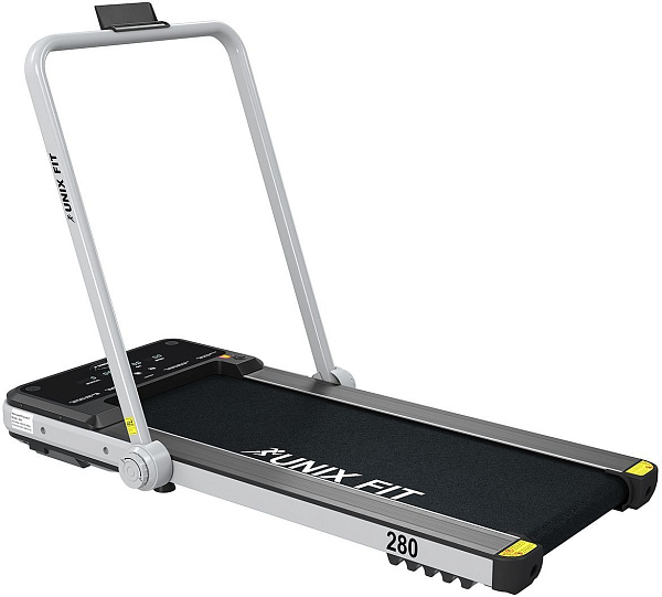 Ультратонкая беговая дорожка UNIXFIT R-280 для дома: компактная, складная, до 10 км/ч, Bluetooth