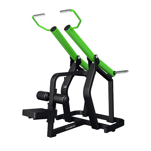 Профессиональный тренажер Верхняя тяга VictoryFit GYM-P1906 для спины и рук, нагрузка до 200 кг