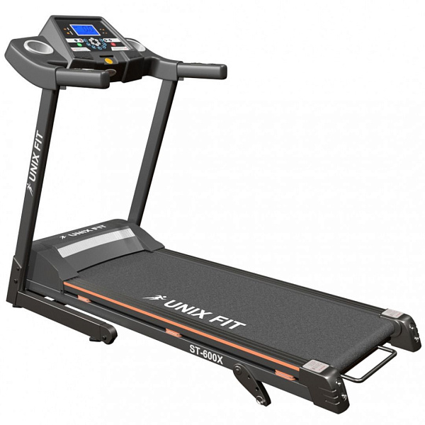Беговая дорожка для дома UNIXFIT ST-600X: 2 л.с., до 14.8 км/ч, полотно 120x42 см, до 120 кг