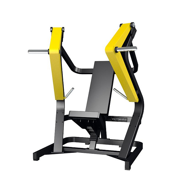 Тренажер Жим от груди широкий VictoryFit GYM-P1803: профессиональный, до 200 кг, независимые рычаги