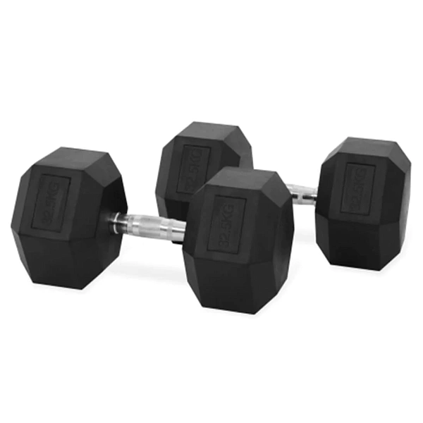 Гантель неразборная гексагональная 32,5 кг VictoryFit VF-H325 обрезиненная сталь