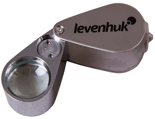 Лупа Levenhuk Zeno Gem M9 30x с подсветкой: компактная ювелирная лупа для точных работ
