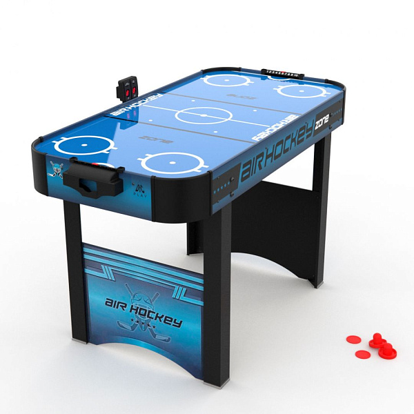 Игровой детский стол аэрохоккей DFC ZONE 48 с электронным табло, 122х61х76 см
