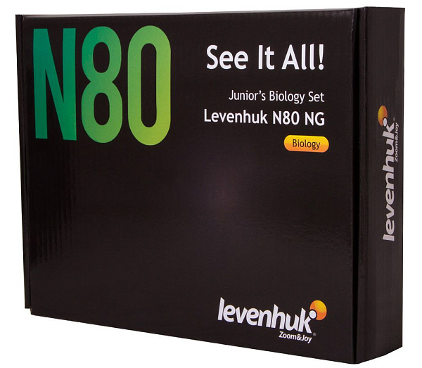 Набор микропрепаратов Levenhuk N80 NG Увидеть все! 80 готовых образцов + книга