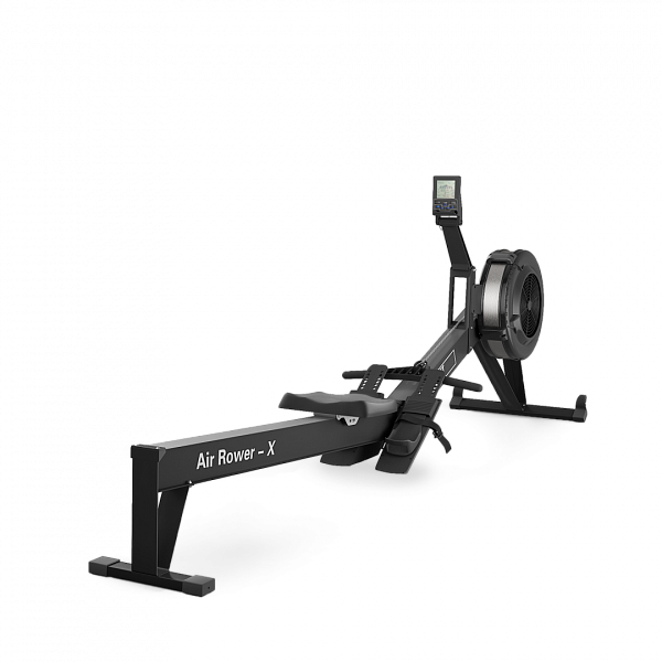 Гребной тренажер UNIX Fit Air Rower-X Black: аэродинамический, 10 уровней, до 150 кг