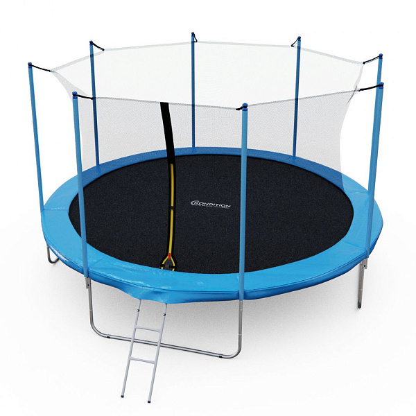 Батут каркасный DFC Kondition 14 ft (427 см) с внутренней сеткой и лестницей GB10201-14FT-INNER NET