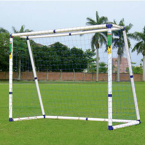 Ворота игровые DFC 8ft пластиковые 243х182х91 см с сеткой и анкерами GOAL244B
