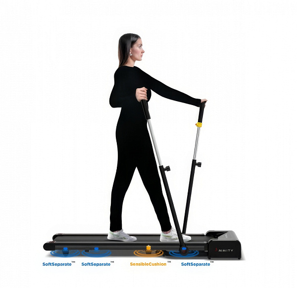 Беговая дорожка Ammity Walker WTM 4006 для дома: 1.75 л.с., до 6 км/ч, полотно 40х120 см, до 100 кг