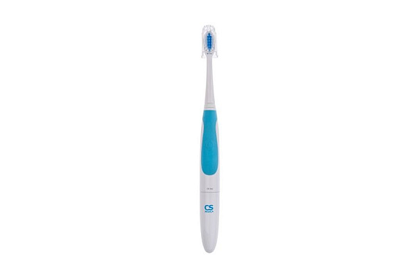 Электрическая звуковая зубная щетка CS Medica SonicPulsar CS-161 голубая, 22000 движ/мин, на батарейках ААА