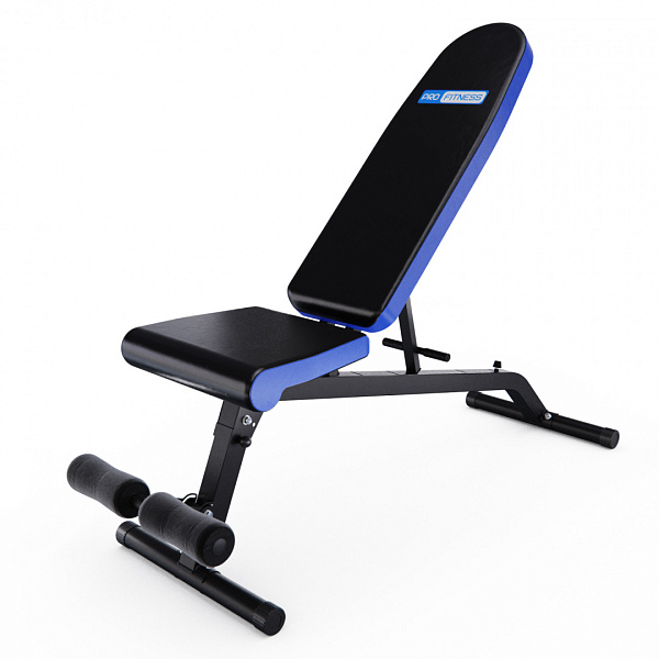 Скамья силовая универсальная DFC Pro Fitness D848 складная, регулируемая спинка и сиденье