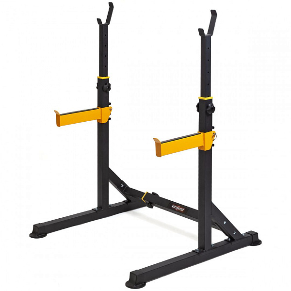 Стойка для штанги VictoryFit VF-T15: регулируемая, до 150 кг, для жима и приседаний