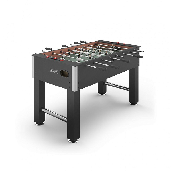Игровой стол UNIX Line Футбол - Кикер (140х74 cм) Black GTSFU140X74BK