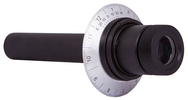 Оптический искатель полюса Sky-Watcher для экваториальных монтировок HEQ5 и EQ3: устройство для выставления полярной оси перед астрофотографией с выдержками до 5 минут, с инструкцией и гарантийным талоном