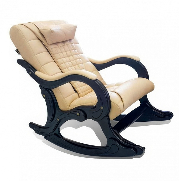 Массажное кресло-качалка EGO WAVE EG-2001 LUX с массажем и прогревом, цвет Карамель