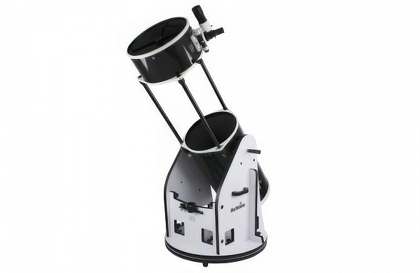Складной зеркальный телескоп Sky-Watcher Dob 14" Retractable системы Ньютона со светосилой f/4,5, азимутальной монтировкой Добсона и раздвижной трубой 500х970–1510 мм для загородных наблюдений объектов дальнего космоса