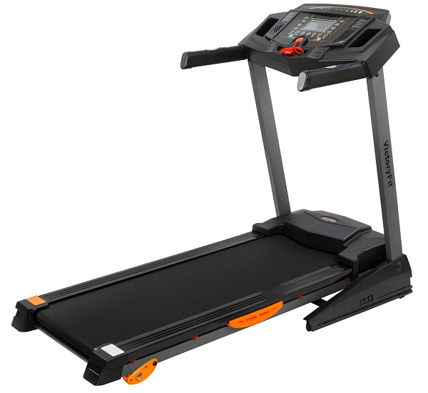 Беговая дорожка VictoryFit VF-4034 для дома: 14 км/ч, 120 кг, 24 программы, складная