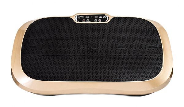 Виброплатформа VictoryFit VF-M503 золотая для похудения и фитнеса, 99 скоростей, до 120 кг