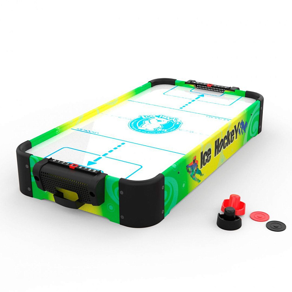 Игровой стол аэрохоккей DFC SB-AT-3003: компактный, для дома, 68x36.5x9.5 см