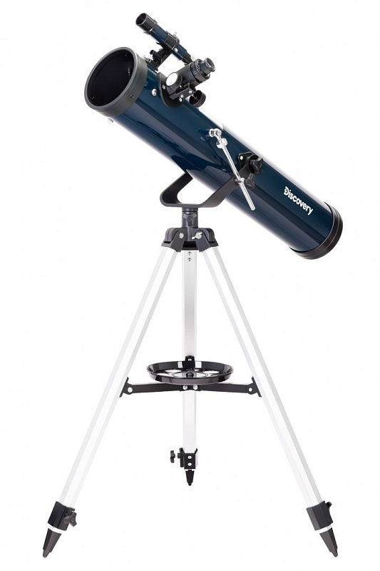 Телескоп Levenhuk Discovery Sky T76 с книгой: рефлектор Ньютона для начинающих астрономов