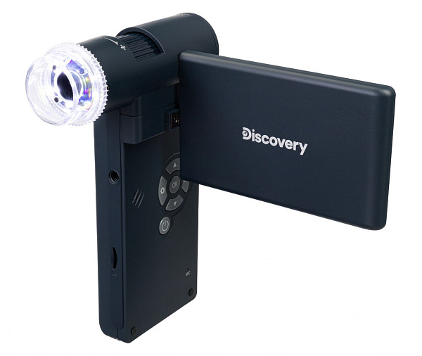 Цифровой микроскоп Levenhuk Discovery Artisan 1024 с ЖК-экраном 4, увеличением до 1200х, поляризационным фильтром