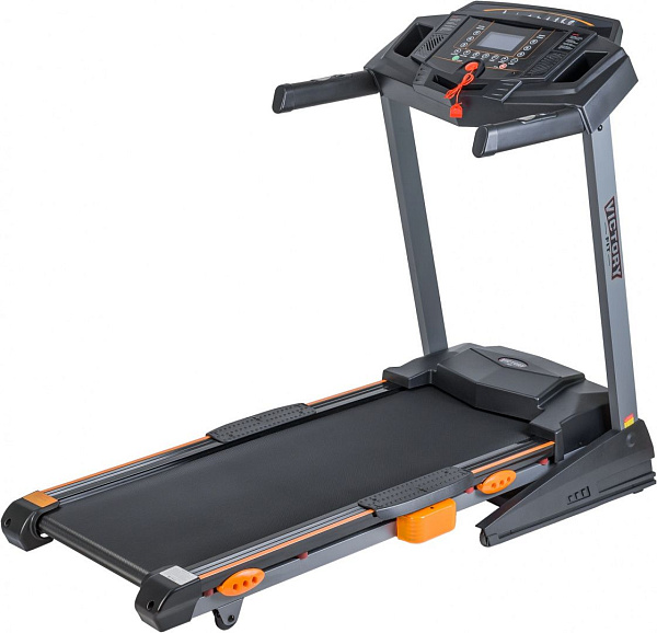 Беговая дорожка VictoryFit VF-2064 для дома: 16 км/ч, 120 кг, 48 программ, складная