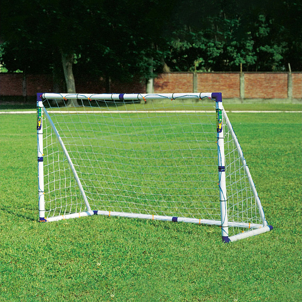 Ворота игровые DFC 2 в 1 6ft пластиковые с сеткой-мишенью GOAL183T для футбола