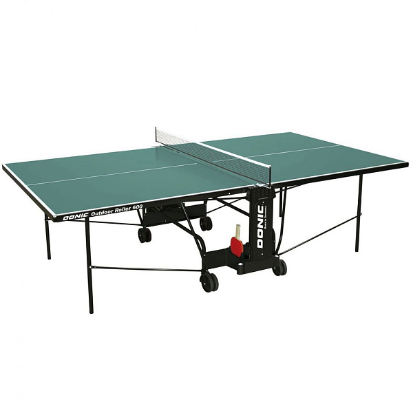Теннисный стол всепогодный Donic Outdoor Roller 600 для улицы, складной, с сеткой