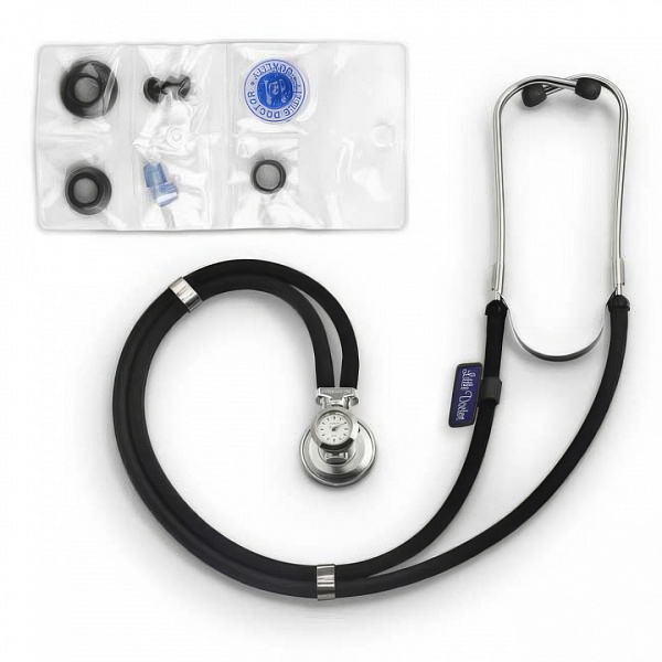 Стетоскоп Little Doctor LD SteTime Раппапорт с кварцевыми часами: аускультация сердца, легких, сосудов