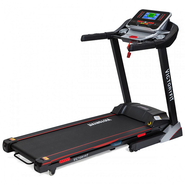 Беговая дорожка VictoryFit VF-735 для дома: 3 л.с., 16 км/ч, полотно 140х45 см, до 130 кг