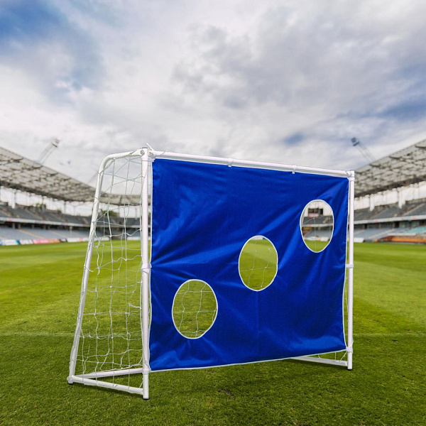 Ворота игровые для футбола DFC Goal150T 150x110x60 см стальные с тентом для отработки ударов