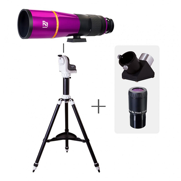 Фототелескоп Levenhuk Ra FT72 ED Kit v3 с монтировкой Sky-Watcher AZ-GTi и автонаведением